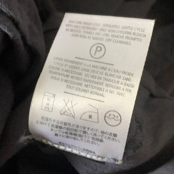 Volcom XS Textured Bangalow Flare Sleeve Blouse Top Blue Festival Boho - Picture 6 of 11